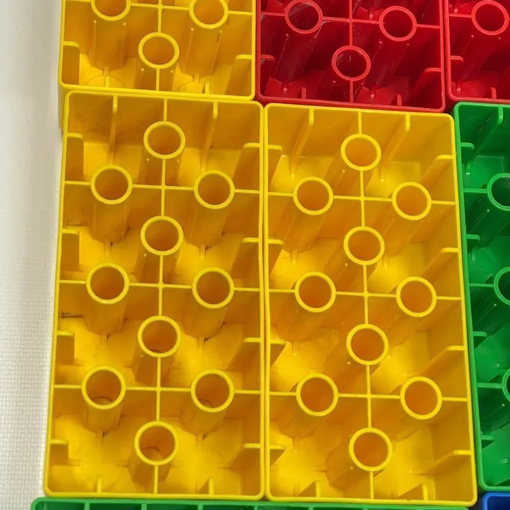 Vintage Lego Quatro Bucket Lid 73 Building Blocks Bricks Set 5357 XL Duplo 2004 - Picture 15 of 15